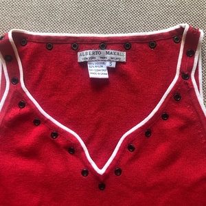 Red Alberto Makali Tank